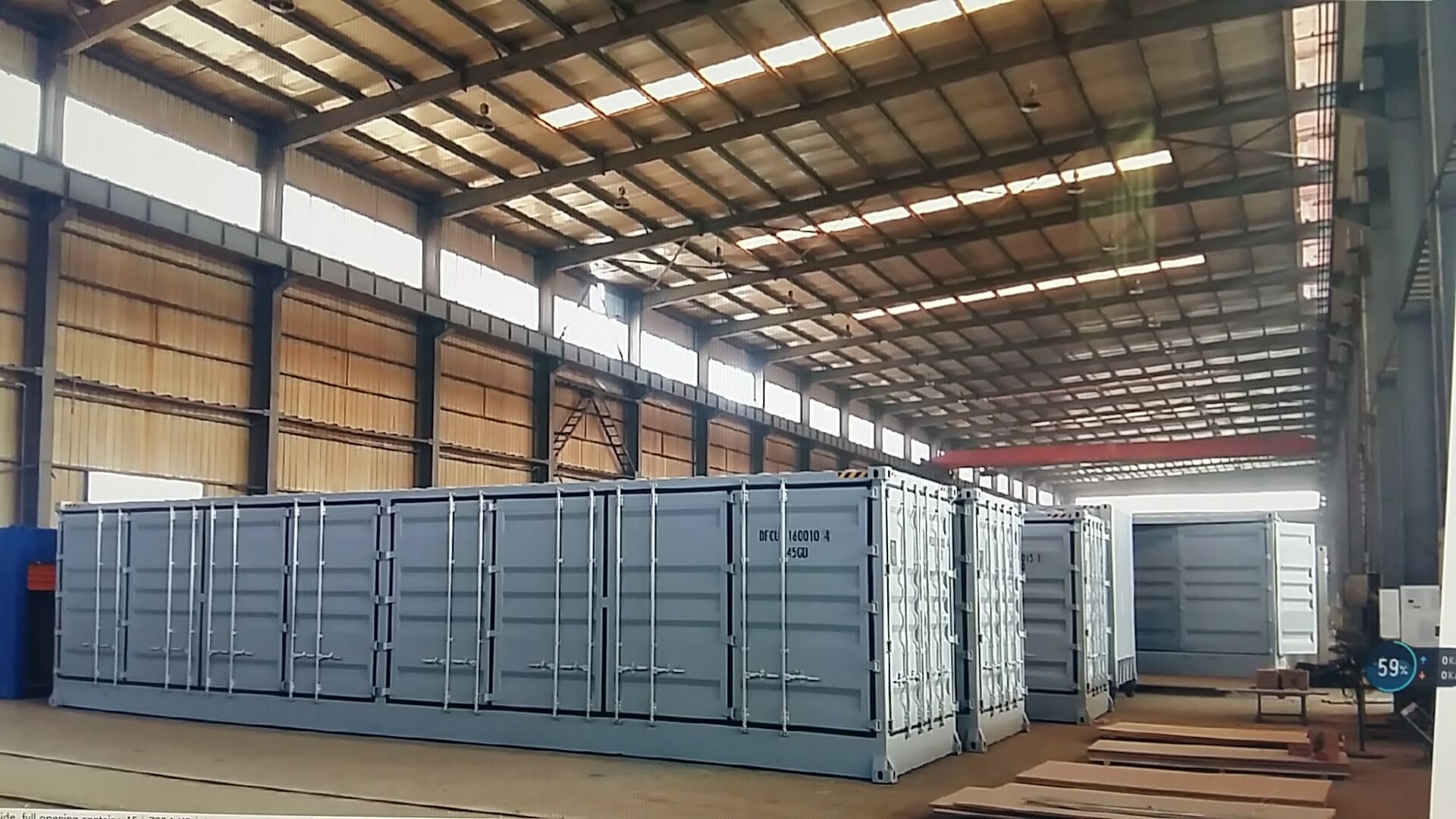 Commercial ISO 40 HQ Insulated Steel Logistic Cargo Container