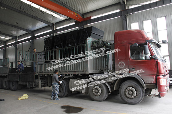 China Coal Group Sent A Batch Of New Tipping Mine Car To Gansu Province