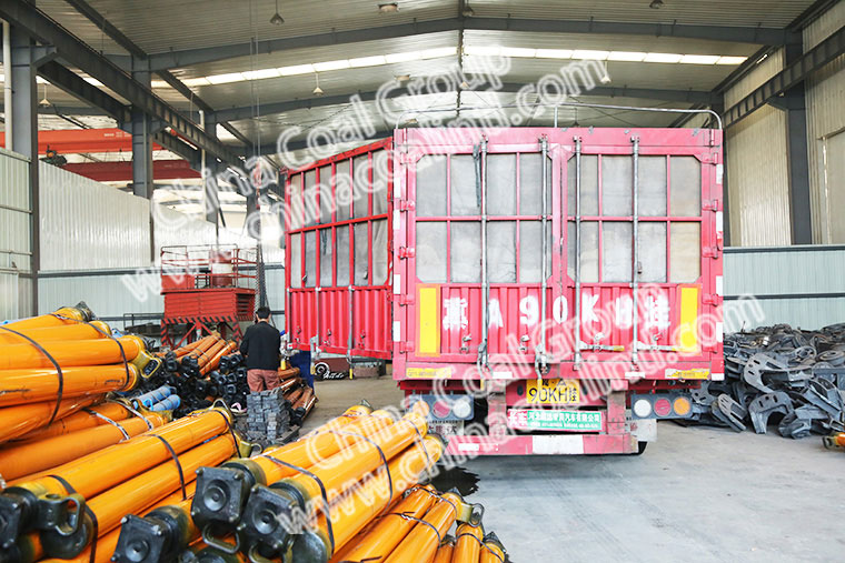 China Coal Group Send A Batch Of Hydraulic Props To Yangquan City Shanxi Province