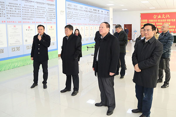 Warmly Welcome Shandong Provincial Commerce Department Leaders To Visit The Shandong Lvbei For Inspection And Guidance