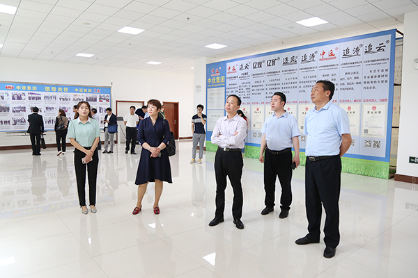 Warmly Welcome The Leaders Of The Shandong Institute Of Electronics To Visit The China Coal Group