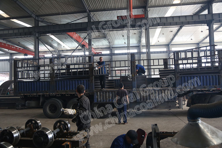 China Coal Group International Trade Company Sent A Batch Of U-Shaped Steel Supports Exported To South Africa Via Tianjin Port