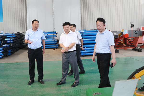 Warmly Welcome The Leaders Of Jining Technician College To Visit Shandong Tiandun For Cooperation