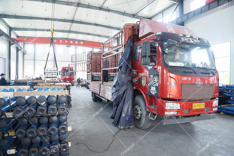 China Coal Group Sent A Batch Of Mining Single Hydraulic Props To Shaanxi And Inner Mongolia Respectively