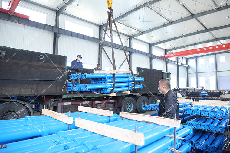 China Coal Group Sent A Batch Of Mining Single Hydraulic Props To Changzhi, Shanxi