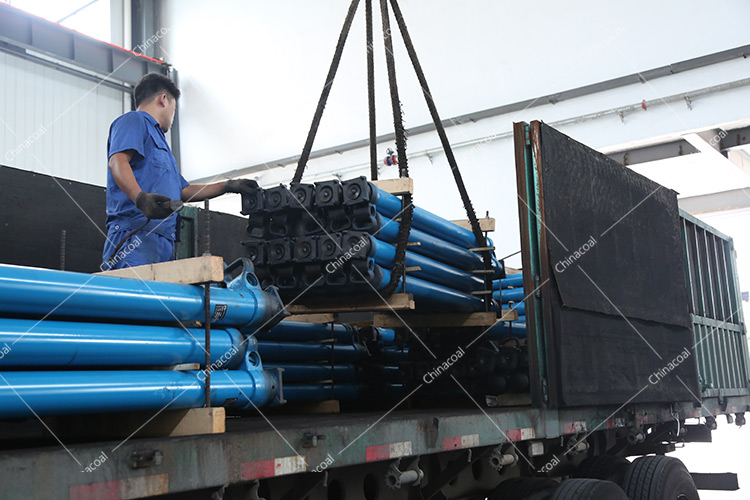 China Coal Group Sent A Batch Of Single Hydraulic Props For Mining To Shaanxi And Shanxi