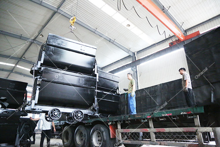 China Coal Group Sent A Batch Of Mining Bucket Tipping Cars And Mining Material Cars To Jincheng, Shanxi