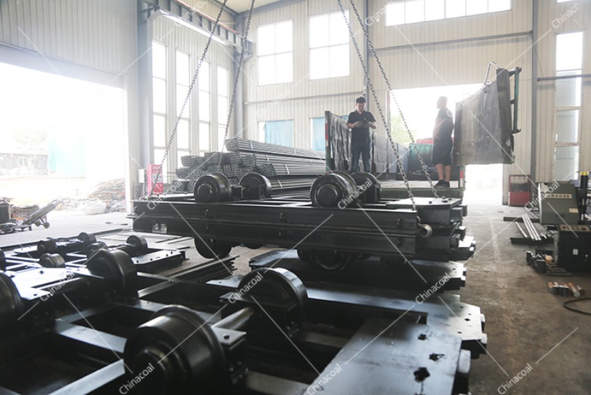 China Coal Group Sent A Batch Of Mining Flat Rail Wagon To Jincheng, Shanxi