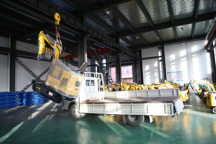 China Coal Group Send Small Excavator To Guangdong