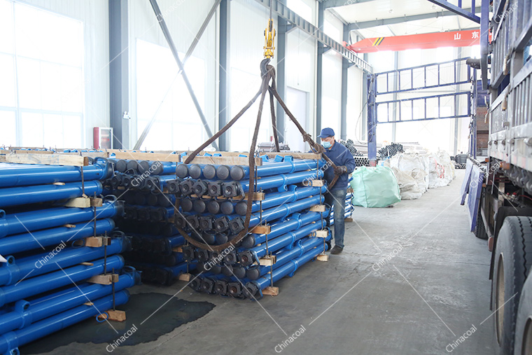 China Coal Group Sent 6 Cars Mine Single Hydraulic Prop To Nationwide Four Cities