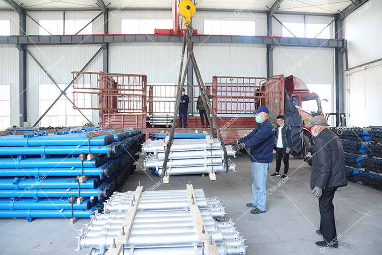 China Coal Group Sent A Batch Of Mining Single Hydraulic Props To Shaanxi And Inner Mongolia Respectively