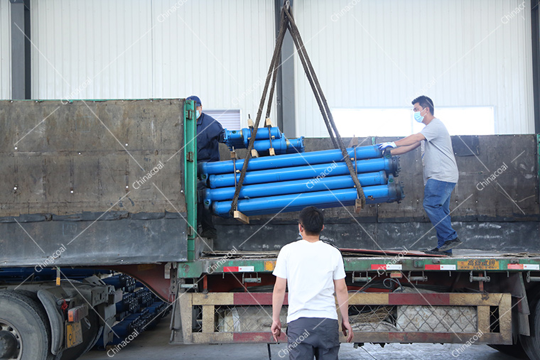 A Batch Of Mining Single Hydraulic Props From China Coal Group Were Sent To Yining, Xinjiang