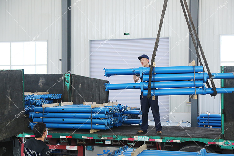 China Coal Group Sent A Batch Of Mining Single Hydraulic Props To Jincheng, Shanxi