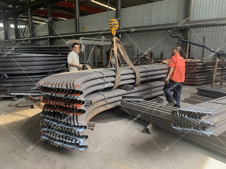 China Coal Group Export A Batch Of U-Shaped Steel Supports To Tanzania