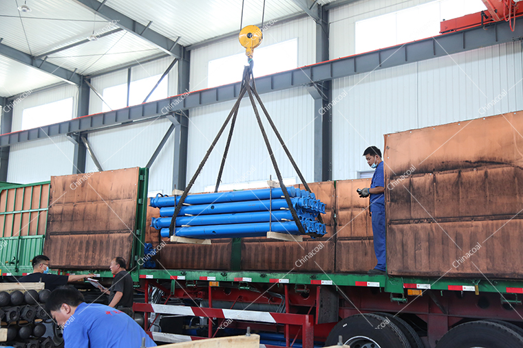 A Batch Of Mining Single Hydraulic Props Of China Coal Group Are Sent To Shanxi Province