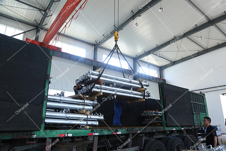 China Coal Group Send A Batch Mine Single Hydraulic Prop To Datong,Shanxi