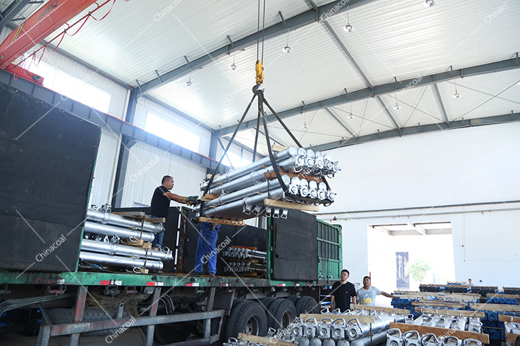 China Coal Group Send A Batch Mine Single Hydraulic Prop To Datong,Shanxi