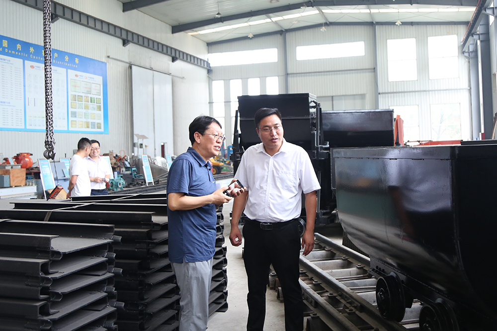 Warmly Welcome Experts From The National Safety Production Fushun Mining Equipment Inspection And Inspection Center To Visit China Coal Group For   Product Inspection