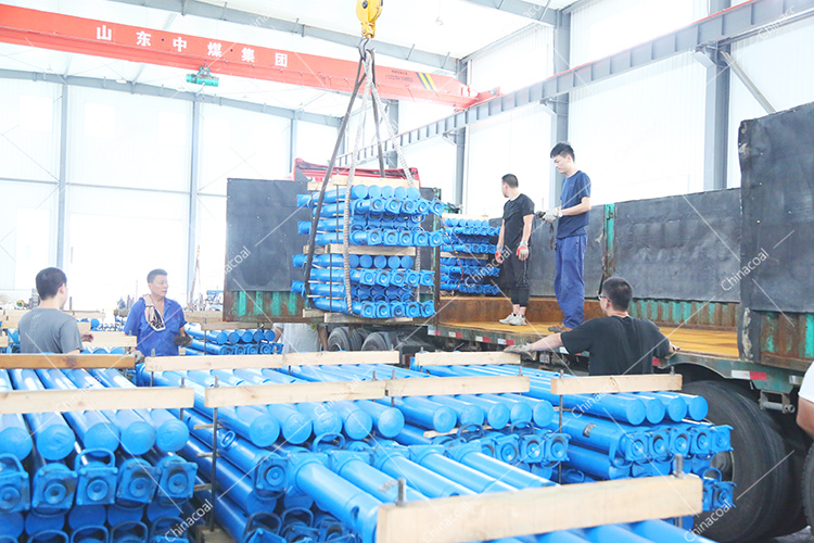 China Coal Group Sent A Batch Of Mining Single Hydraulic Props To Guizhou