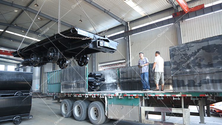 China Coal Group Sent A Batch Of Mining Flatbed Cars To A Mine In Shanxi