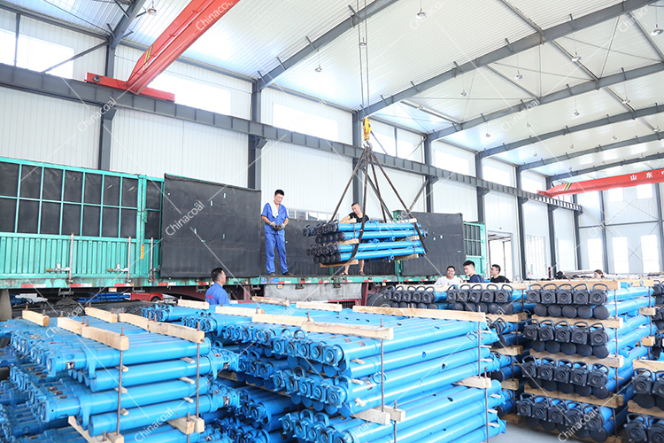 China Coal Group Send A Batch Of Mining Single Hydraulic Props To Shouyang, Shanxi Province