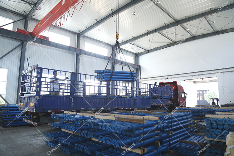 China Coal Group Sent A Batch Of Single Hydraulic Props For Mining To Shaanxi And Inner Mongolia