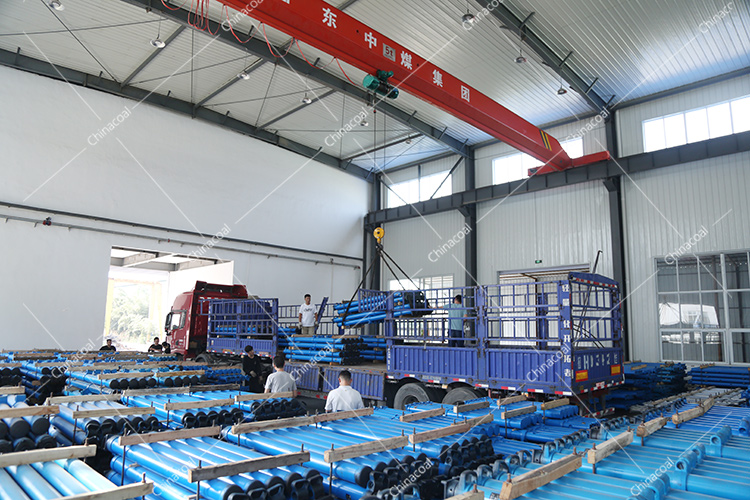 China Coal Group Sent A Batch Of Single Hydraulic Props For Mining To Shaanxi And Inner Mongolia