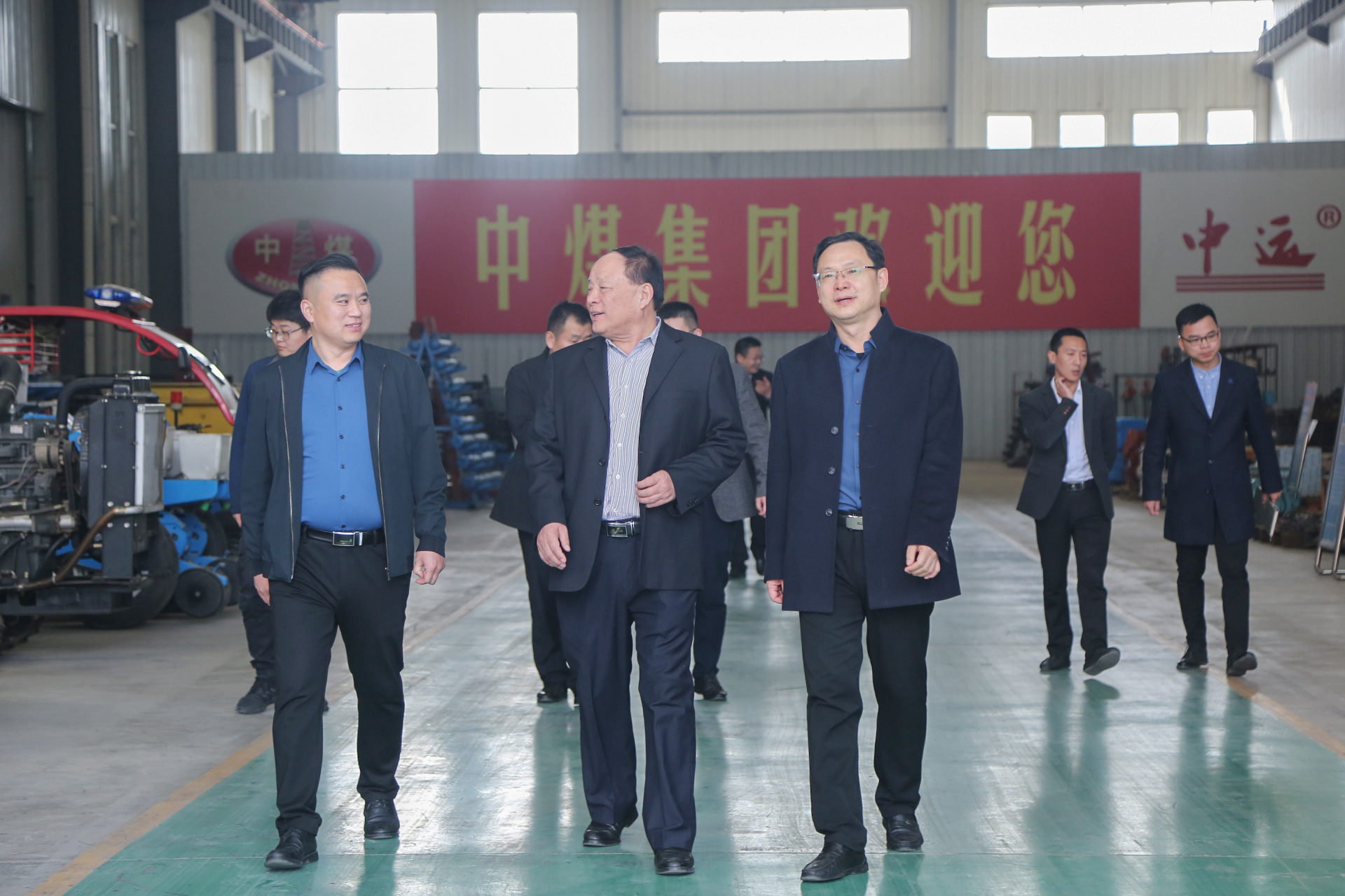 Warmly Welcome The Leaders Of Jining Technician College To Visit China Coal Group For Inspection And Cooperation