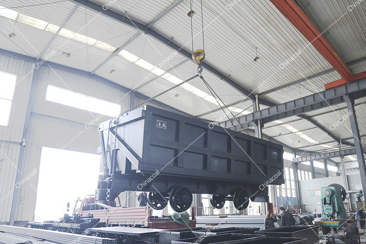 China Coal Group Sent A Batch Of Curved Rail Side Dump Mine Car To Yunnan