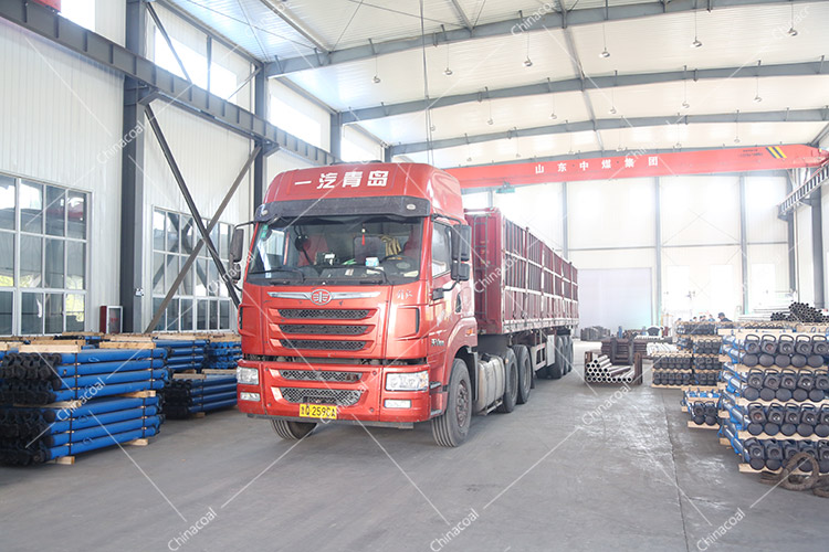 China Coal Group Sent A Batch Of Suspended Mining Single Hydraulic Props To Shanxi