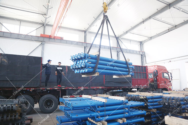 China Coal Group Sent A Batch Of Suspended Mining Single Hydraulic Props To Shanxi