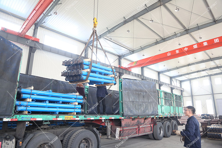 China Coal Group Sent A Batch Of Suspended Hydraulic Props To Datong, Shanxi Province