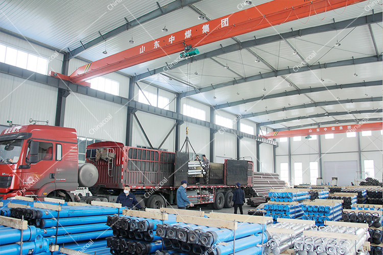 Shipped! China Coal Group Sent A Batch Of Mining Single Hydraulic Props To Shanxi