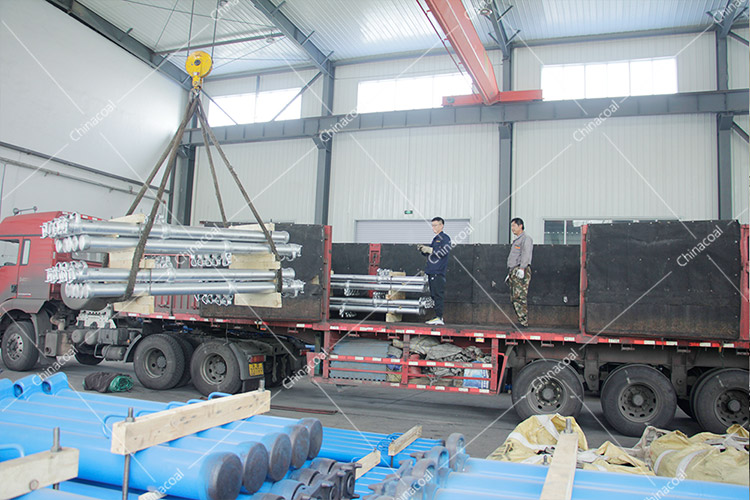 Shipped! China Coal Group Sent A Batch Of Mining Single Hydraulic Props To Shanxi