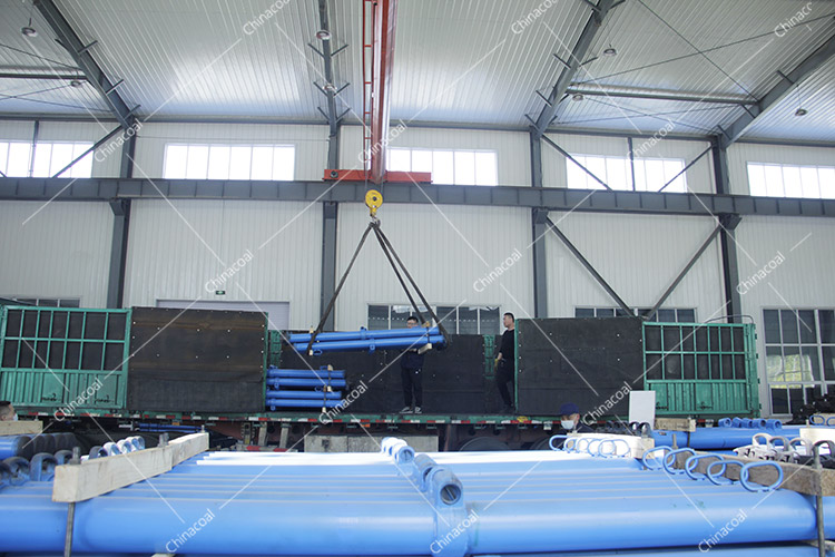 China Coal Group Sent A Batch Of Suspended Single Hydraulic Props To Datong, Shanxi Again