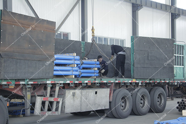 China Coal Group Sent A Batch Of Suspended Single Hydraulic Props To Datong, Shanxi Again