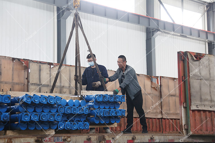 China Coal Group Sent A Batch Of Hydraulic Props And Metal Roof Beam To Shanxi