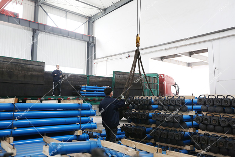 China Coal Group Sent A Batch Of Single Hydraulic Props For Mining To Shanxi And Sichuan