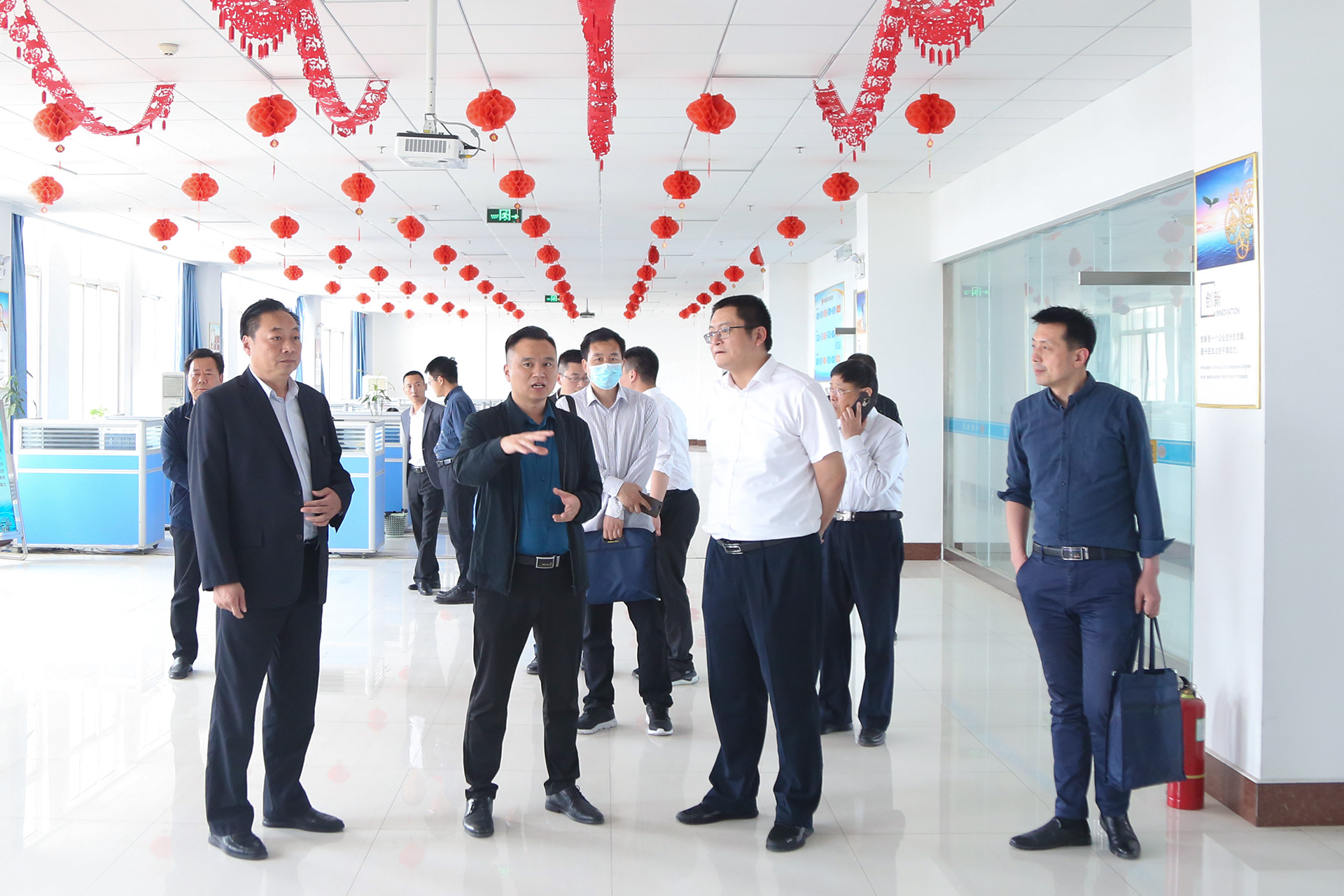 Warmly Welcome The Leaders Of Zibo Human Resources And Social Security Bureau To Visit China Coal Group