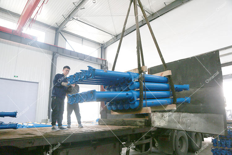 China Coal Group Sent A Batch Of Single Hydraulic Props For Mining To Handan, Hebei Province Again