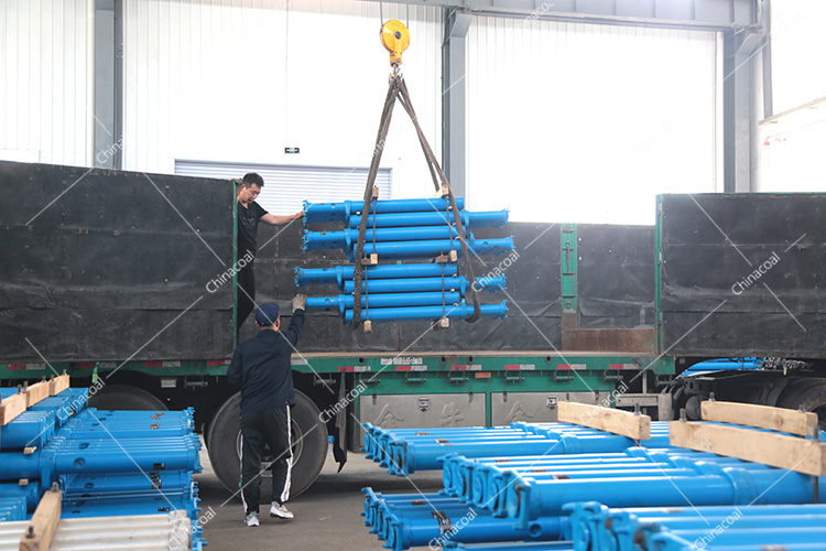 China Coal Group Sent A Batch Of Suspended Mining Single Hydraulic Props To Luliang, Shanxi