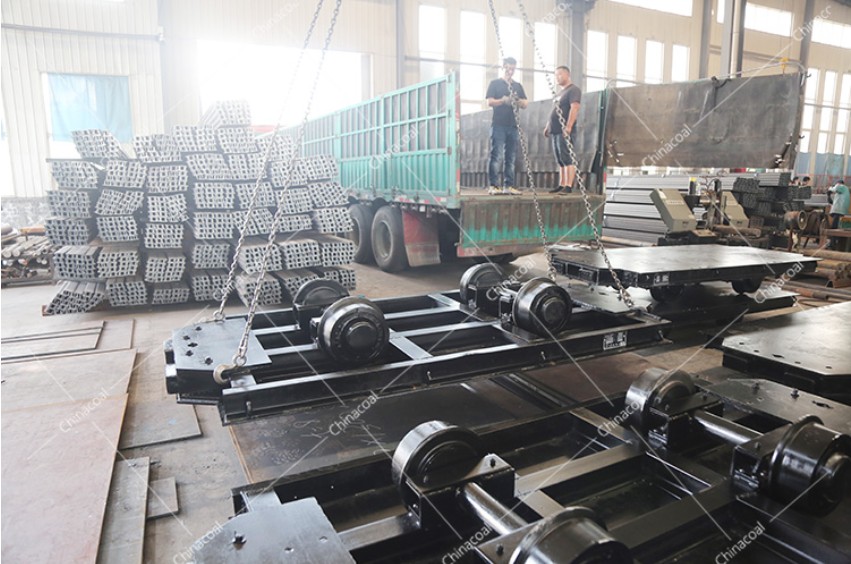 China Coal Group Sent A Batch Of Mining Flat Rail Wagon To Jincheng, Shanxi
