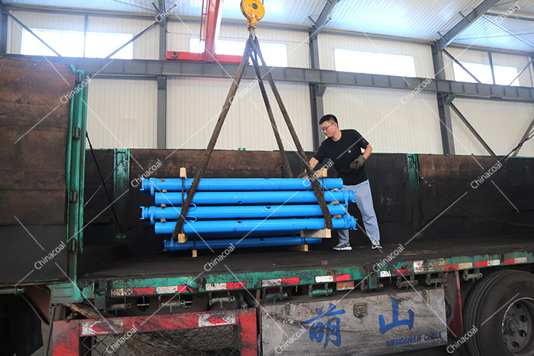 China Coal Group Sent A Batch Of Single Hydraulic Props For Mining To Luliang, Shanxi Again