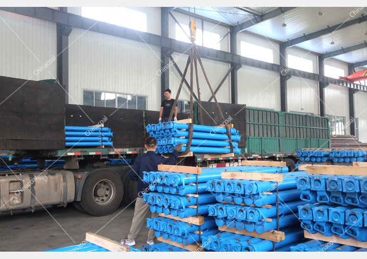 China Coal Group Sent A Batch Of Hydraulic Props And Metal Roof Beams To Yulin, Shaanxi