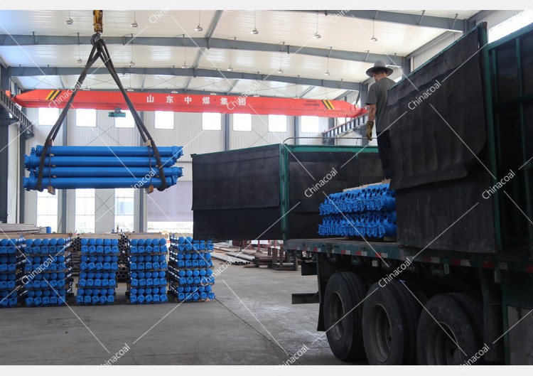 China Coal Group Sent Mining Single Hydraulic Props  To Heilongjiang