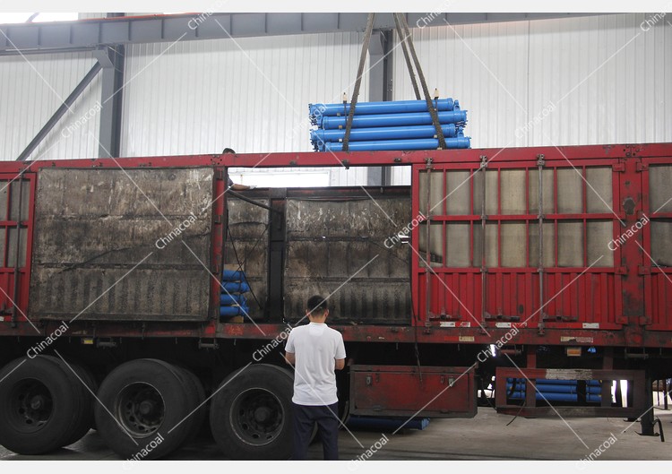 China Coal Group Sent A Batch Of Mining Single Hydraulic Props To Luliang, Shanxi