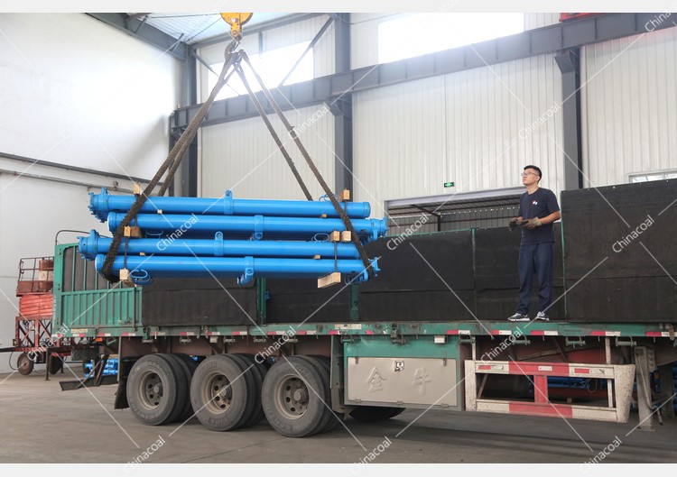 China Coal Group Sent A Batch Of Mining Single Hydraulic Props To Shaanxi