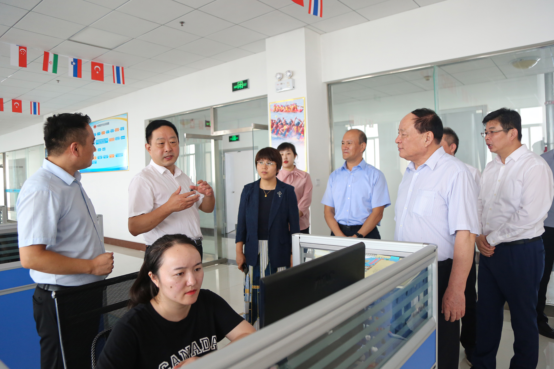 Warm Welcome Shandong Province Business Lounge The Leader Comes China Coal Group Visited And Investigated