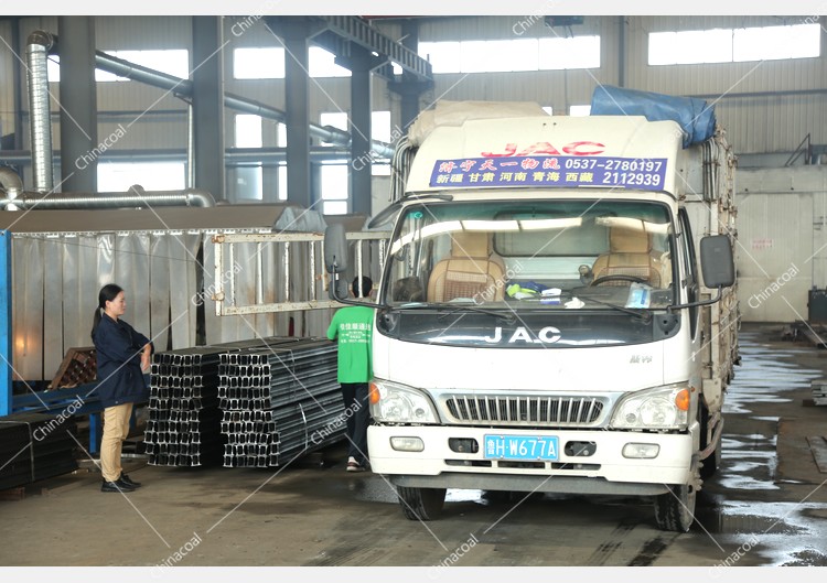 China Coal Group Sent A Batch Of Metal Roof Beams To A Mine In Jilin