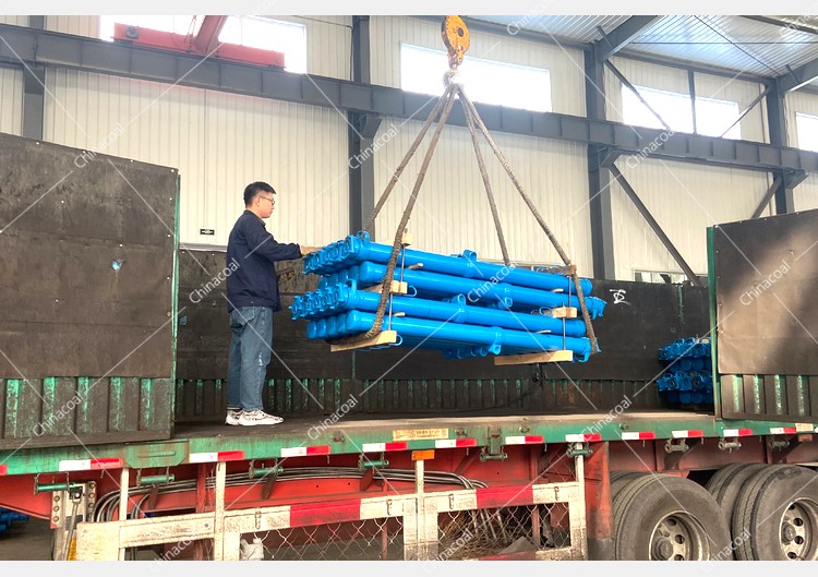 China Coal Group Sent A Batch Of Mining Hydraulic Props And Mining Material Cars To Shanxi And Qinghai